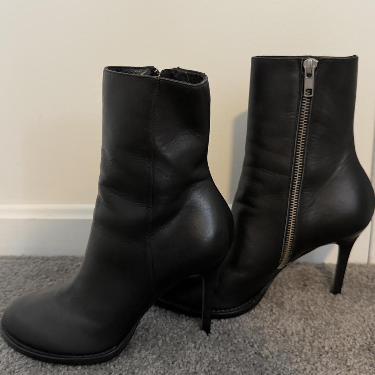 ann demeulemeester ankle boots size