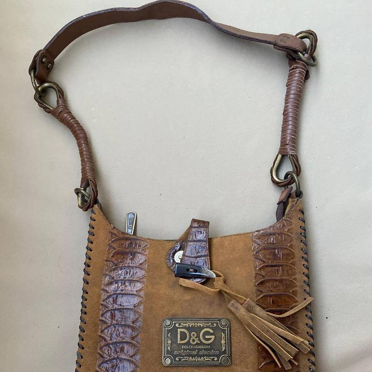 バッグ Dolce & Gabbana Leather Archive Tote Dolce & Gabbana Archive Leather Nylon Bag Black Women's