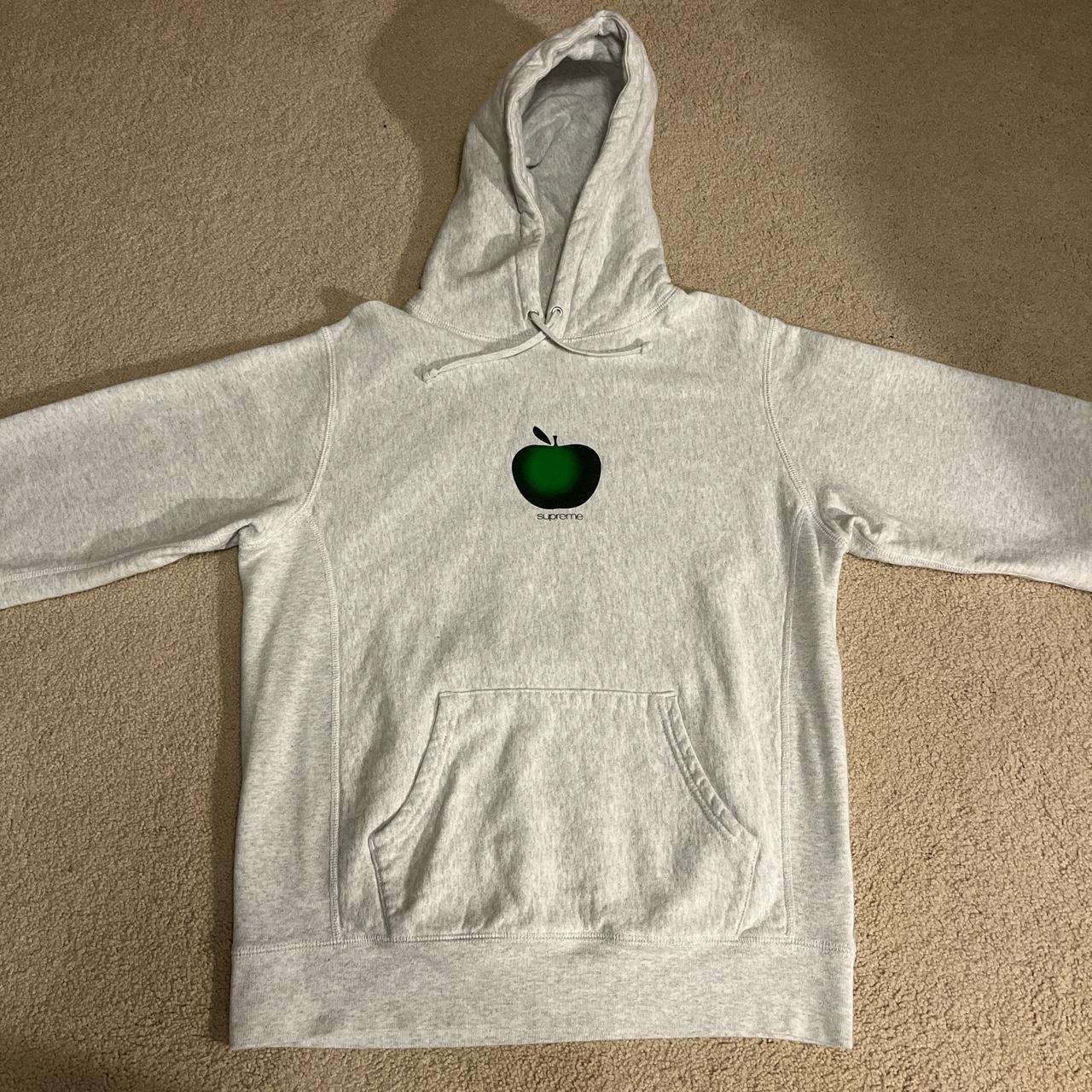 Supreme green apple clearance hoodie