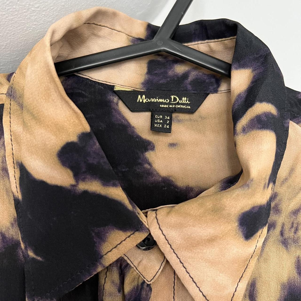 massimo dutti tie dye shirt