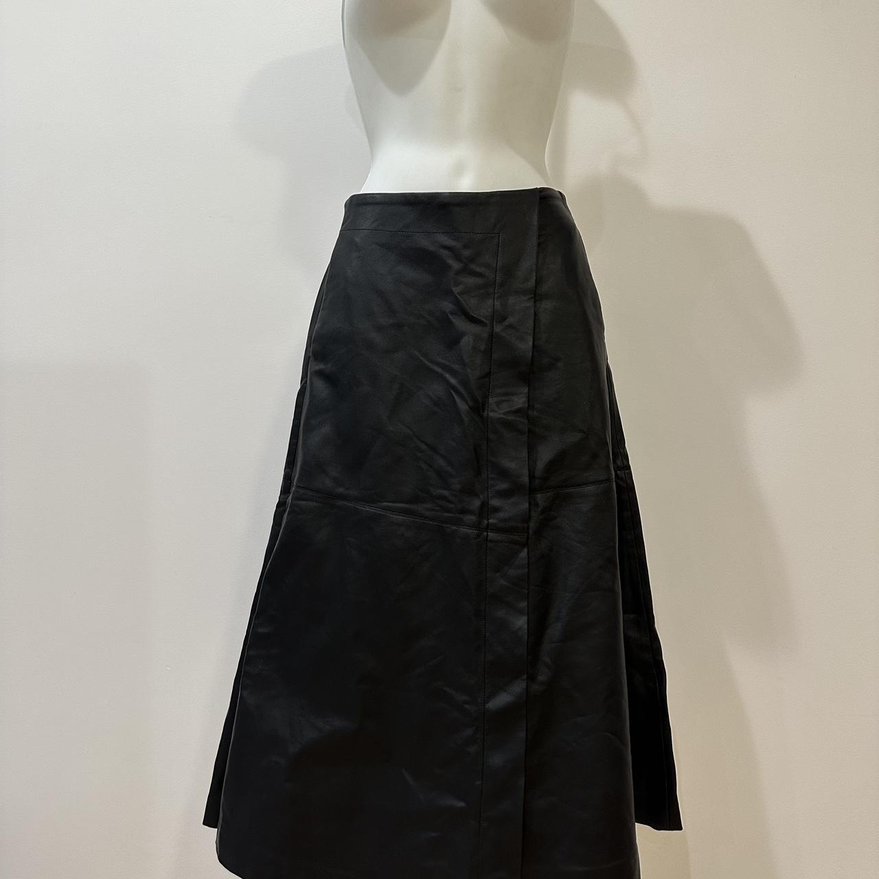 Beautiful PU leather skirt - Depop