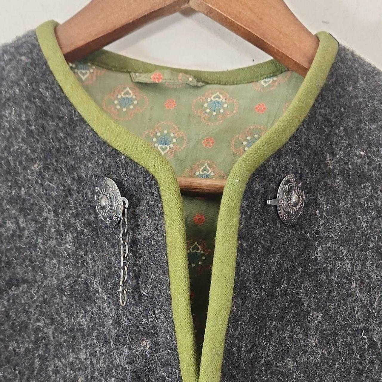 Source Unknown Women's Jacket - Grey/Green - S – … - image 2