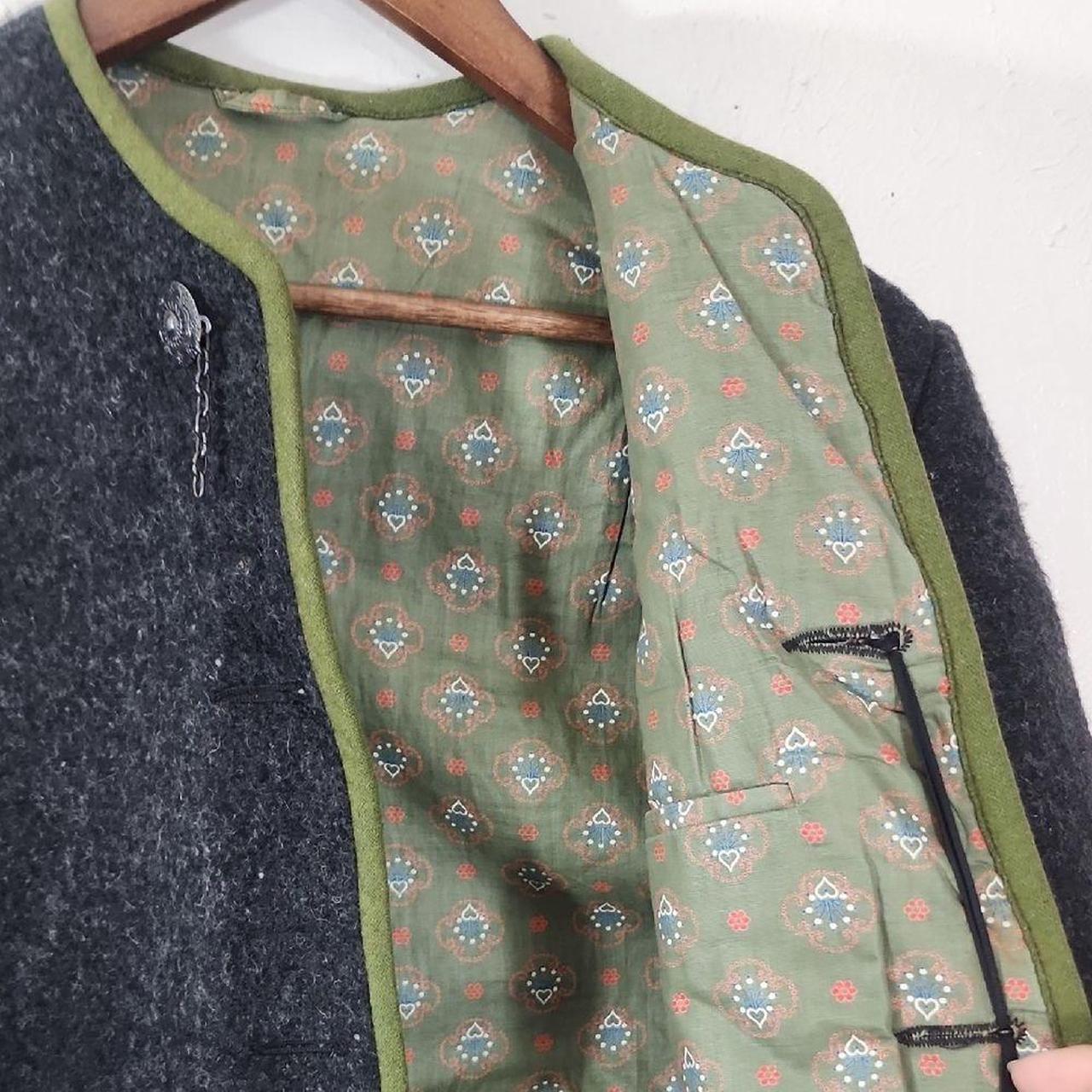 Source Unknown Women's Jacket - Grey/Green - S – … - image 3