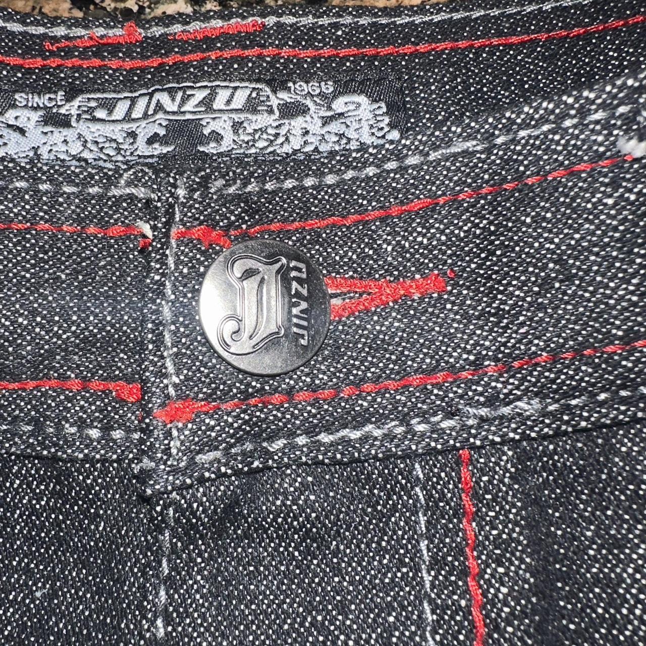 Y2K Vintage Affliction Jnco Style Jinzu Jeans With | Depop