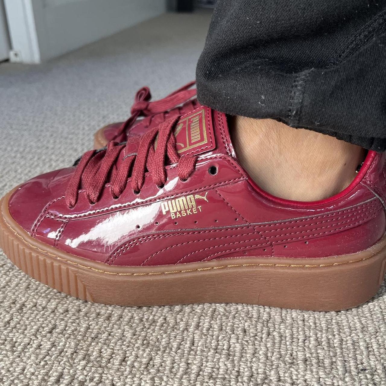 Puma store basket burgundy