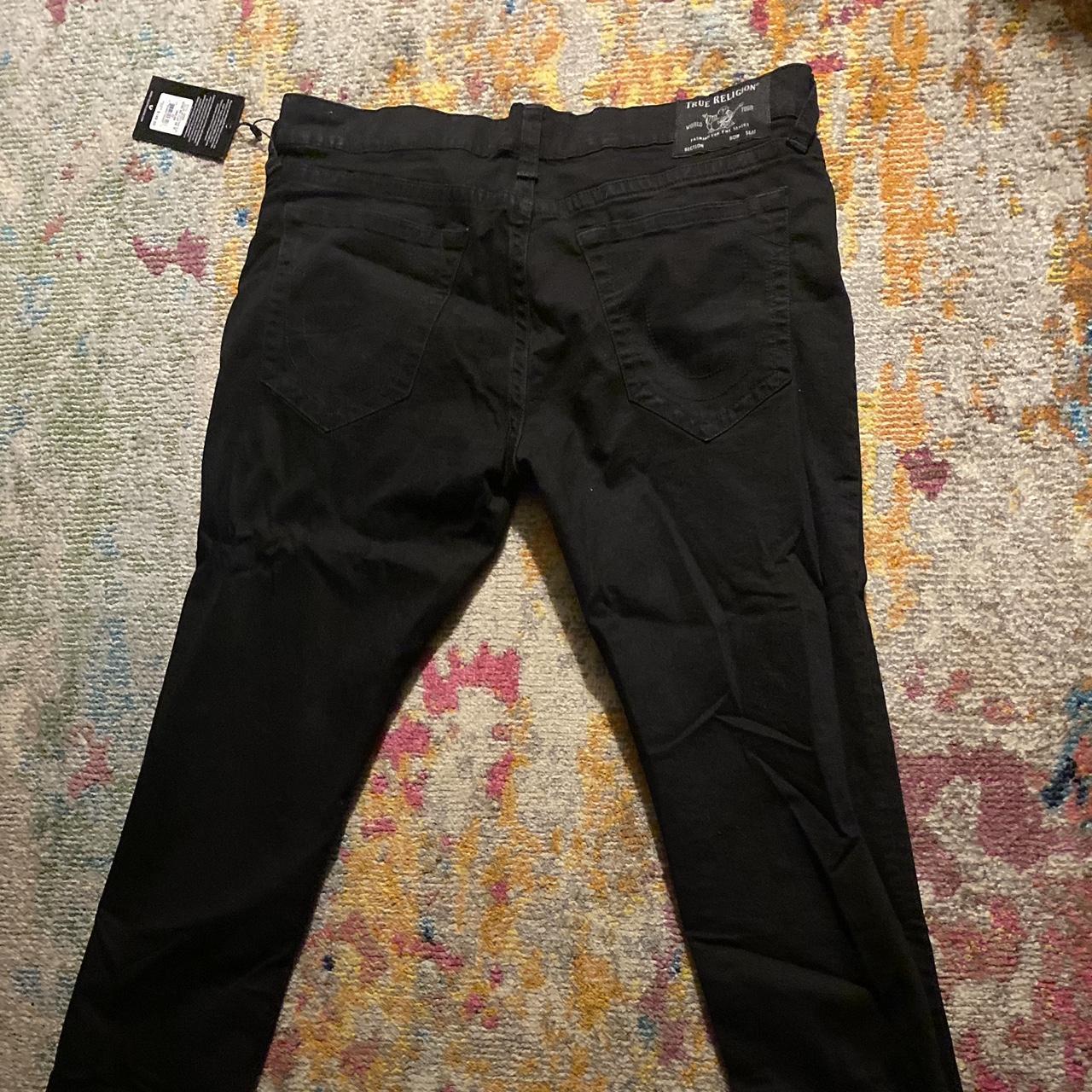 All black true religion pants, size 42/32 only worn... - Depop