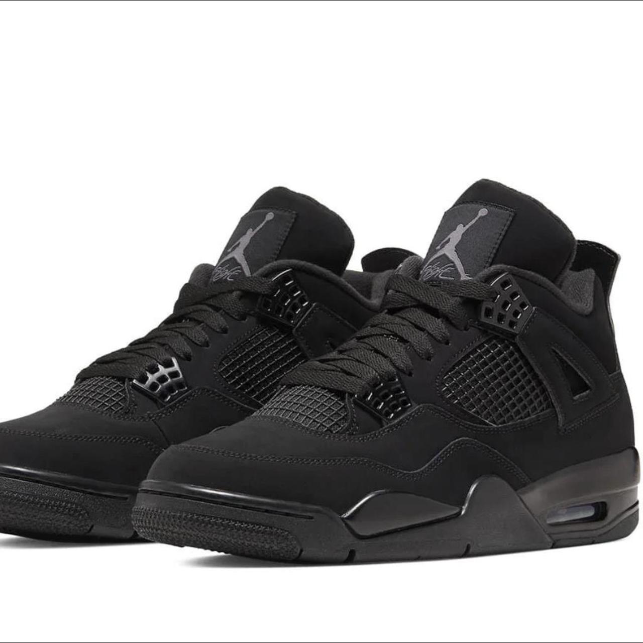 Jordan 4s black cats Currently pre orders only... Depop