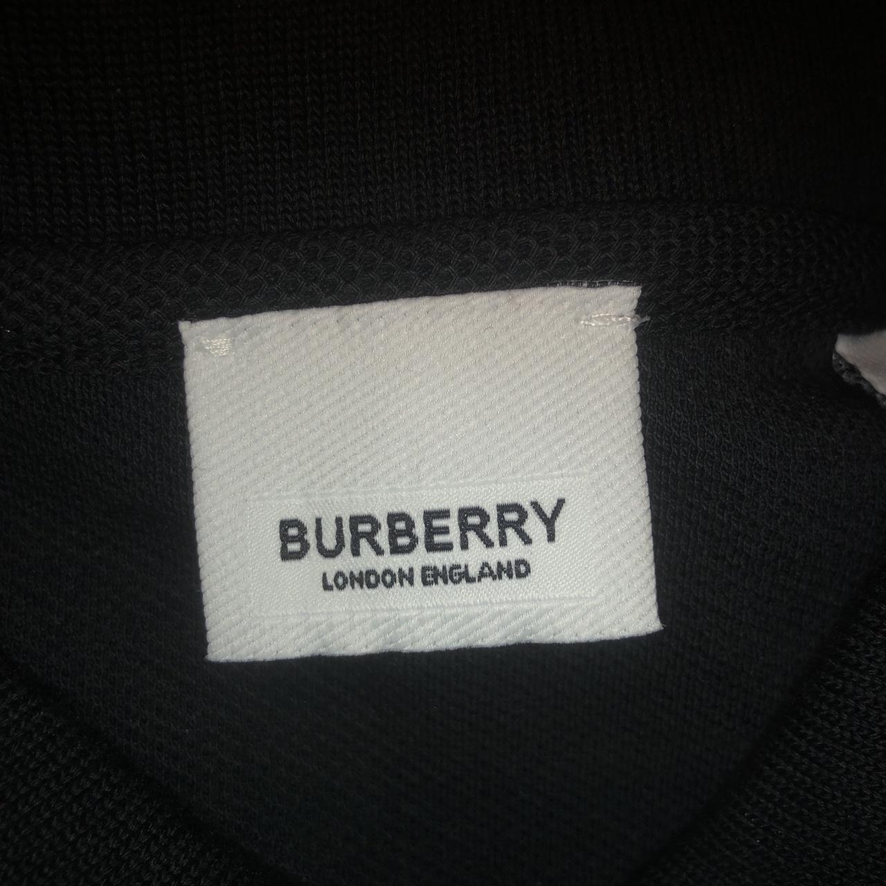 Burberry Men's Black Polo-shirts | Depop