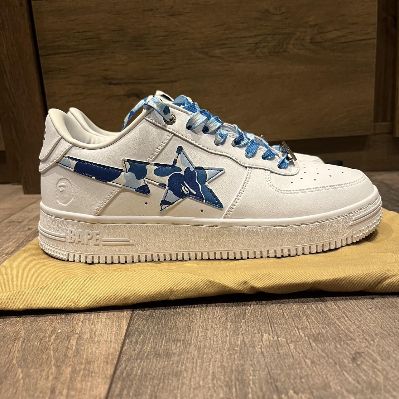 Bapesta ‘ABC Camo - Blue’ 2021 size uk 9. Near... - Depop