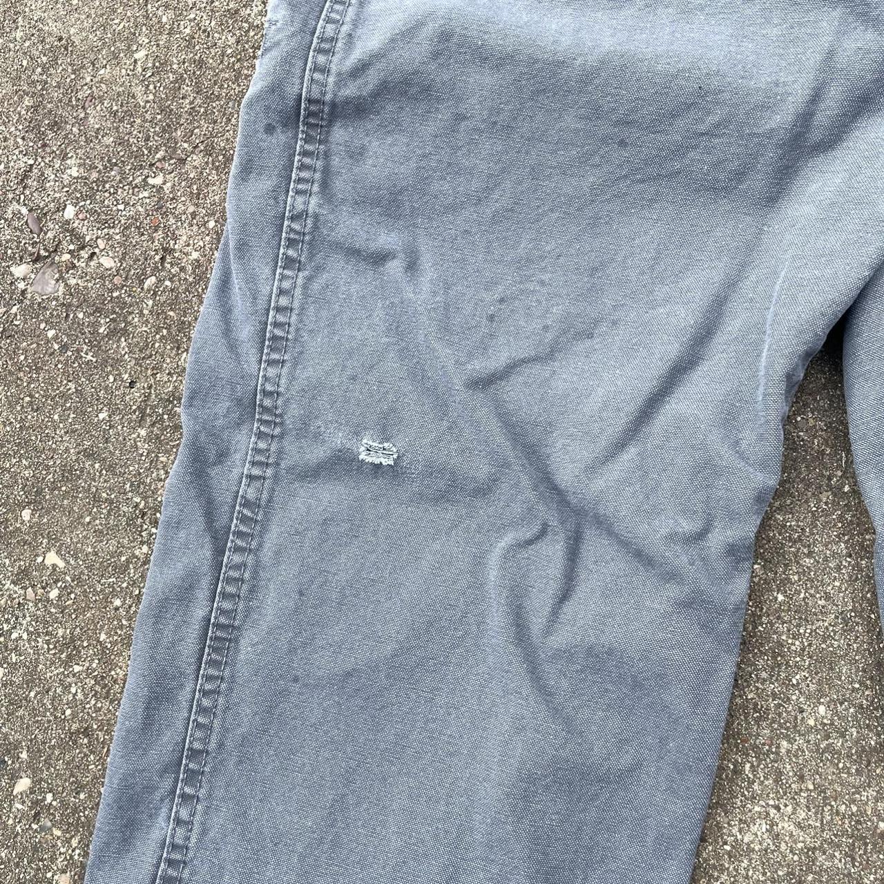 Dickies Men's Silver and Grey Trousers | Depop