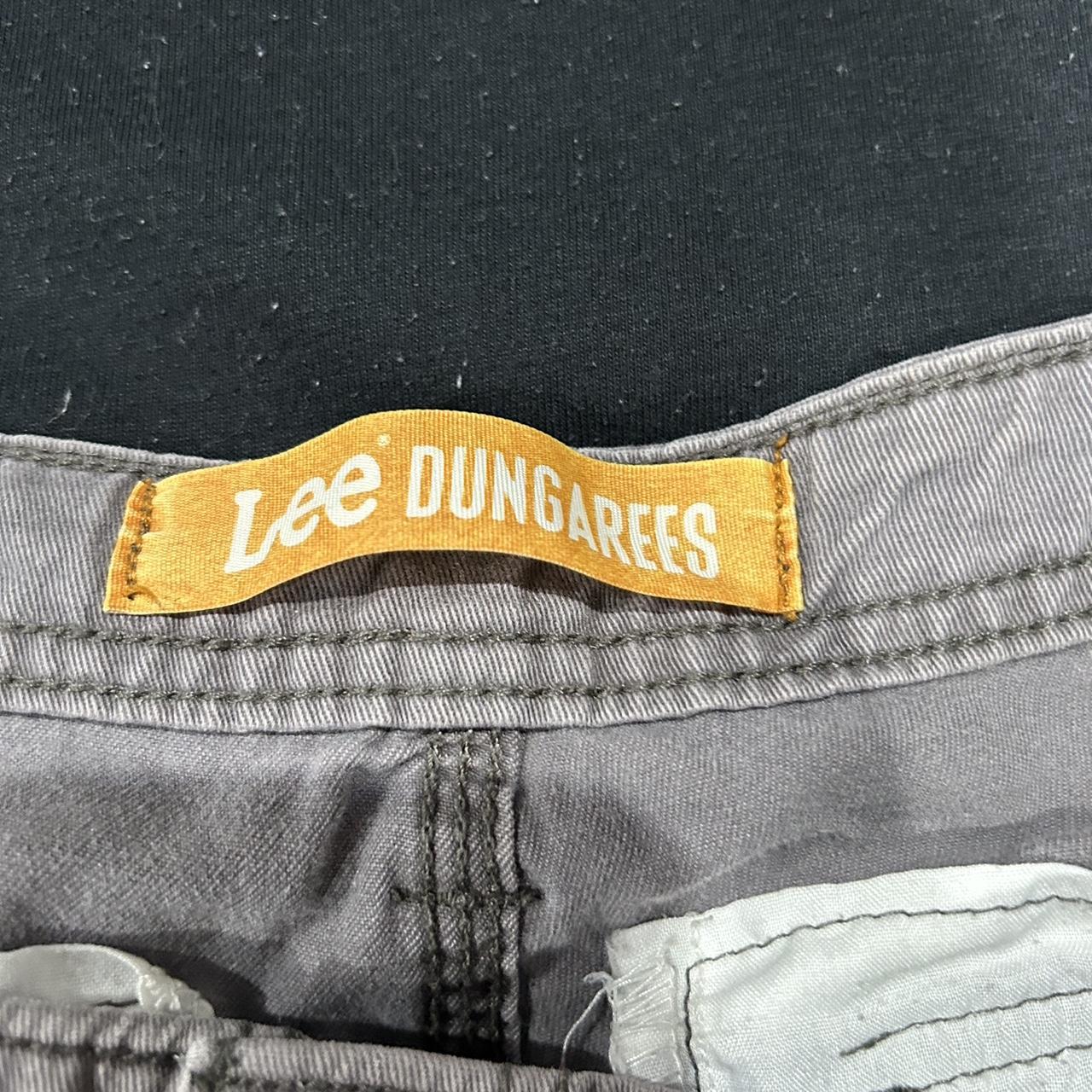 Men's Shorts LEE Dungarees Big &amp; Tall 46 48 Belted Wyoming Cargo Bourbon Brown E