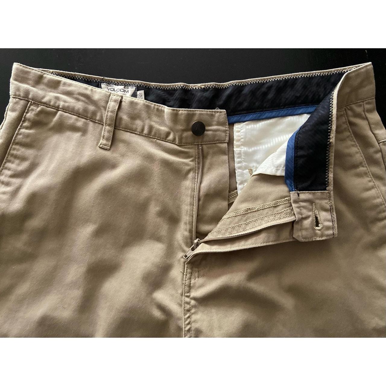 Volcom Men's Shorts - Tan - 32" – VOLCOM Tan Flat… - image 3