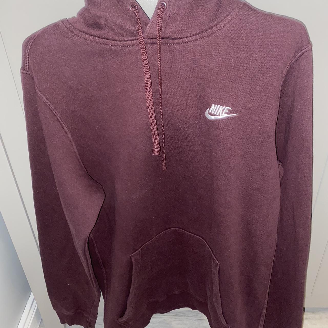 mens burgundy nike sweatshirt