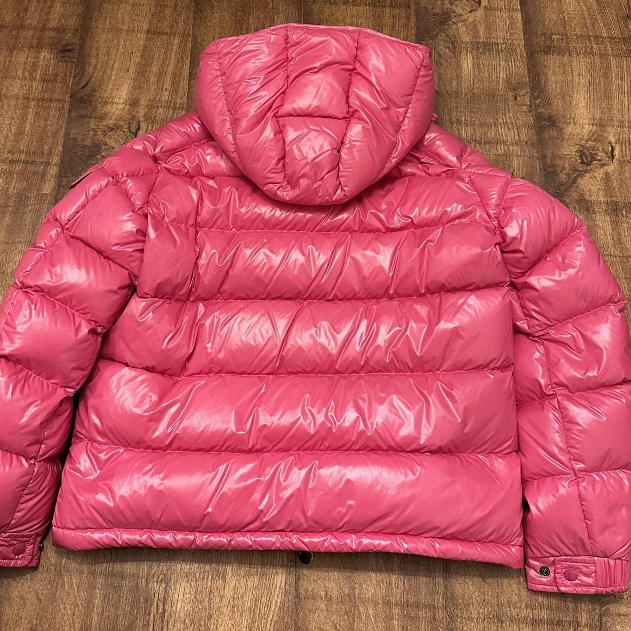 Pink Moncler maya jacket. Size - 5 Worn twice Open | Depop