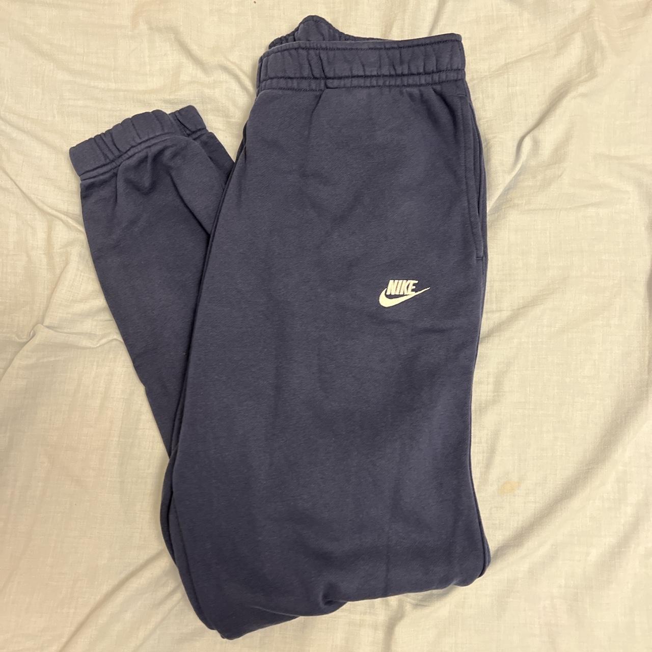 Nike Sportswear Club Sweatpants - Navy Blue Size XL... - Depop