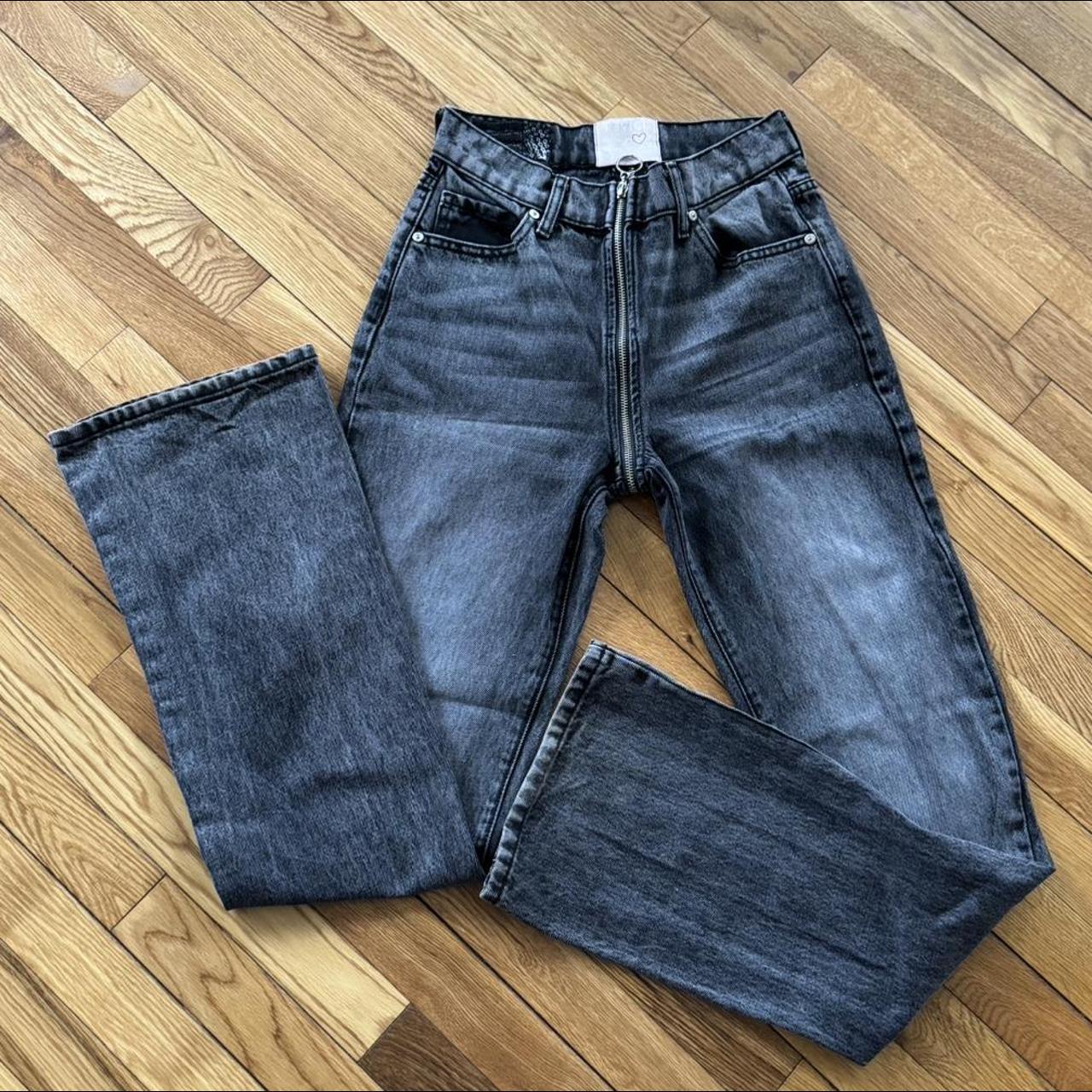 Revice Denim acid black flare jeans - Depop