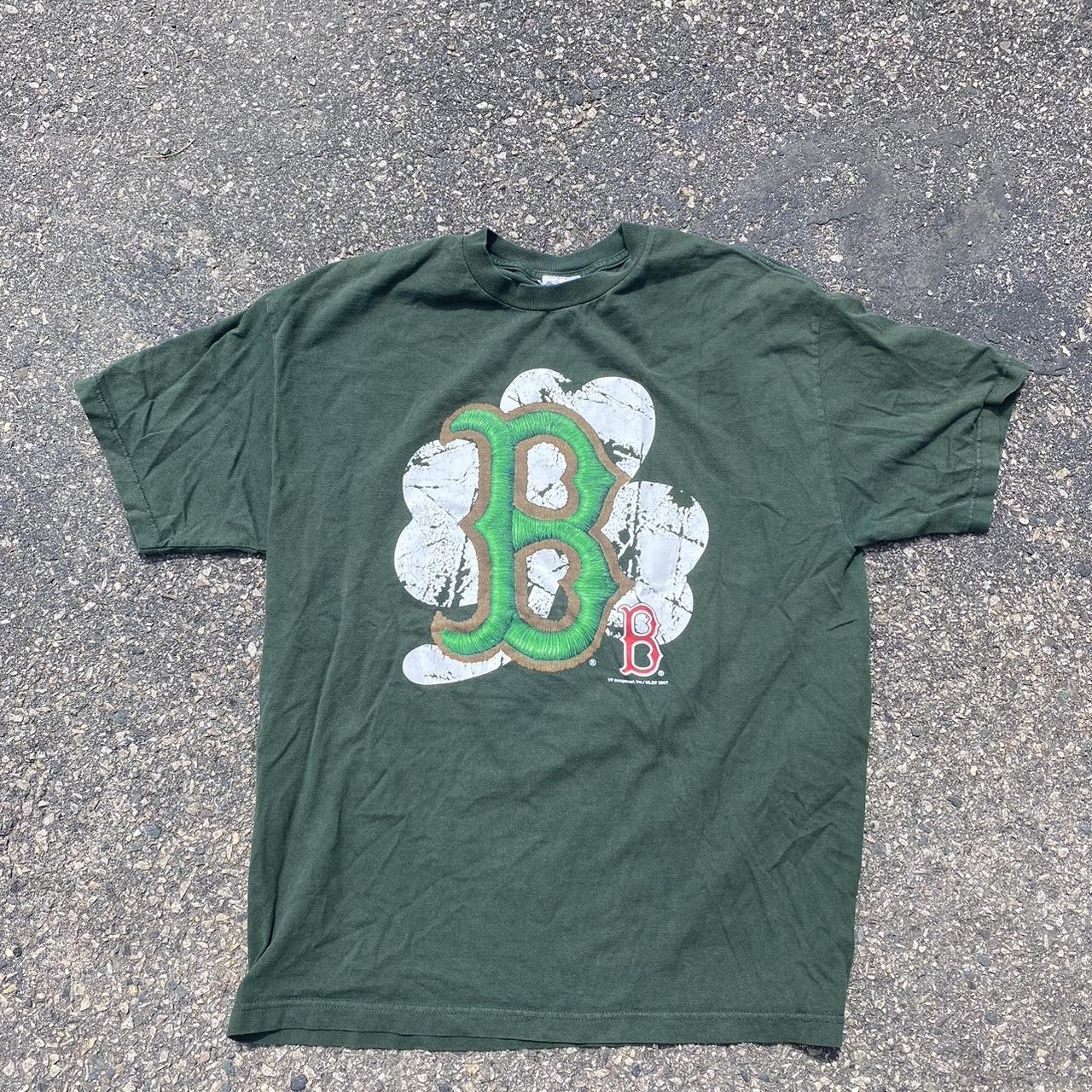 Boston Red Sox sully's green monstah shirt Size - Depop