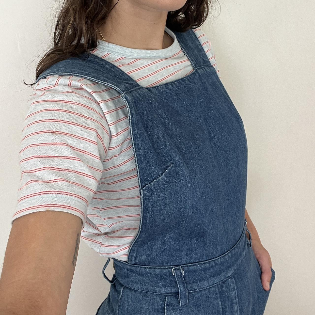 Dress Up Overalls. Blue denim, not overalls stretchy... Depop
