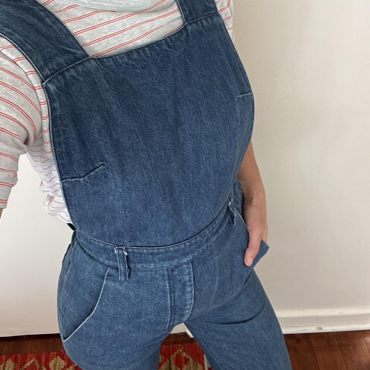 Dress Up Overalls. Blue denim, not overalls stretchy... - Depop