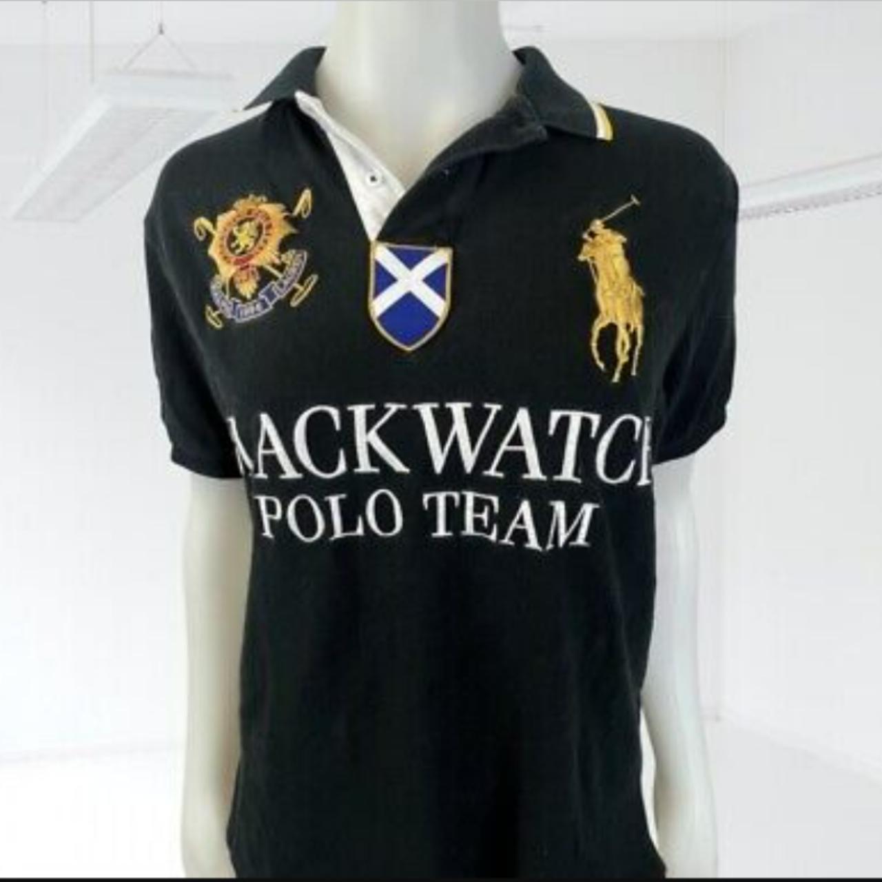 Polo Ralph Lauren Blackwatch Team Polo Shirt Vintage Pima