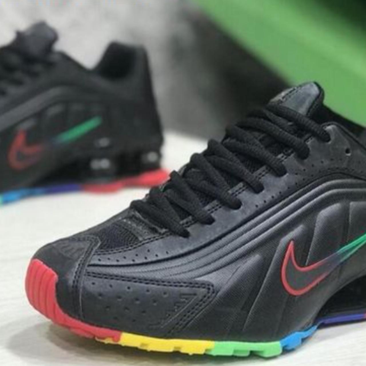 Nike shox rainbow best sale