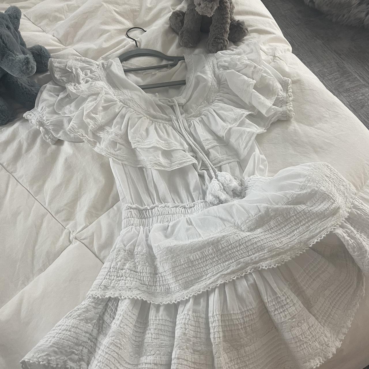 White LOVESHACK FANCY LIV dress!! 🤍🤍 super cute and... - Depop