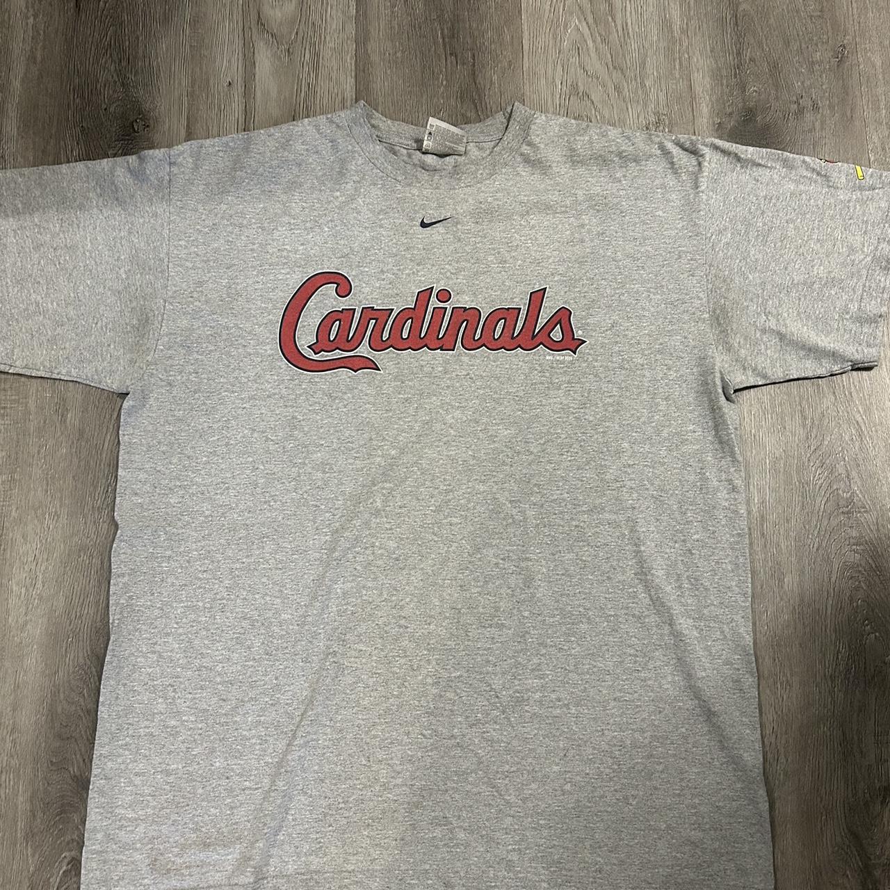 Vintage 90's Nike Center swoosh St. Louis Cardinals - Depop