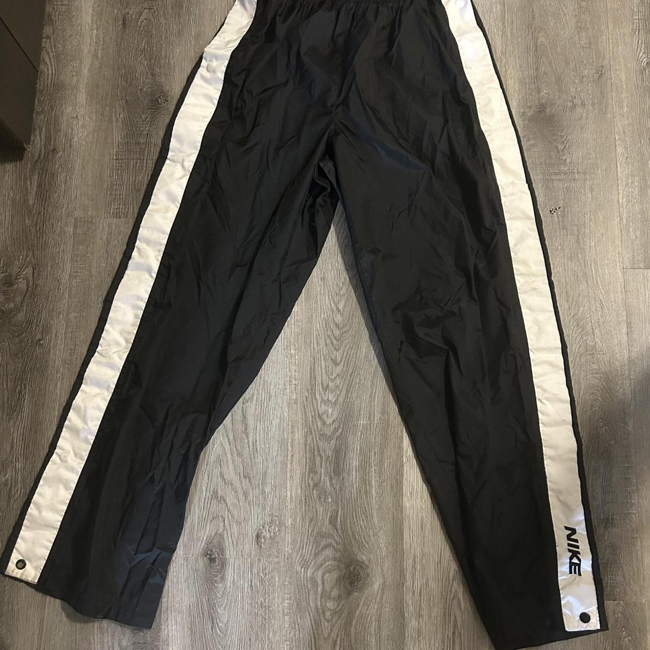 Vintage Nike Pull Apart Track Pants, Size XL with... - Depop