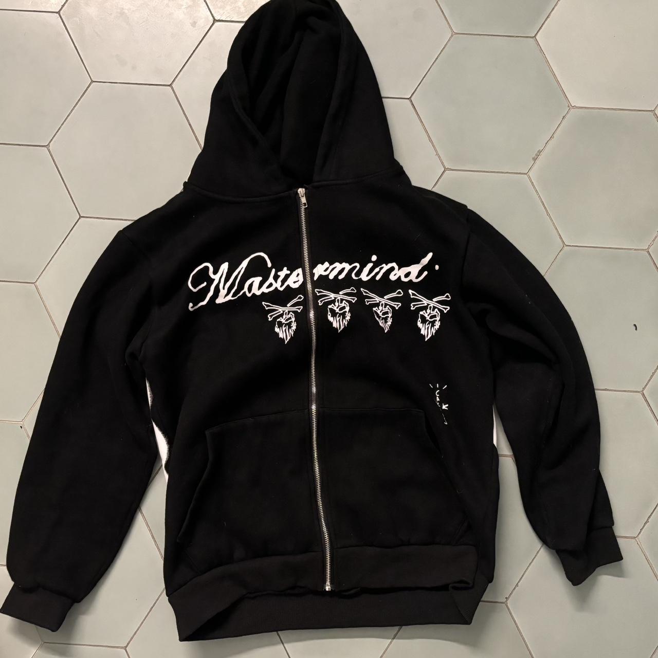 トップス MASTERMIND TRAVIS SCOTT Travis Scott Cactus Jack For Mastermind Skull Zip Up Hoodie