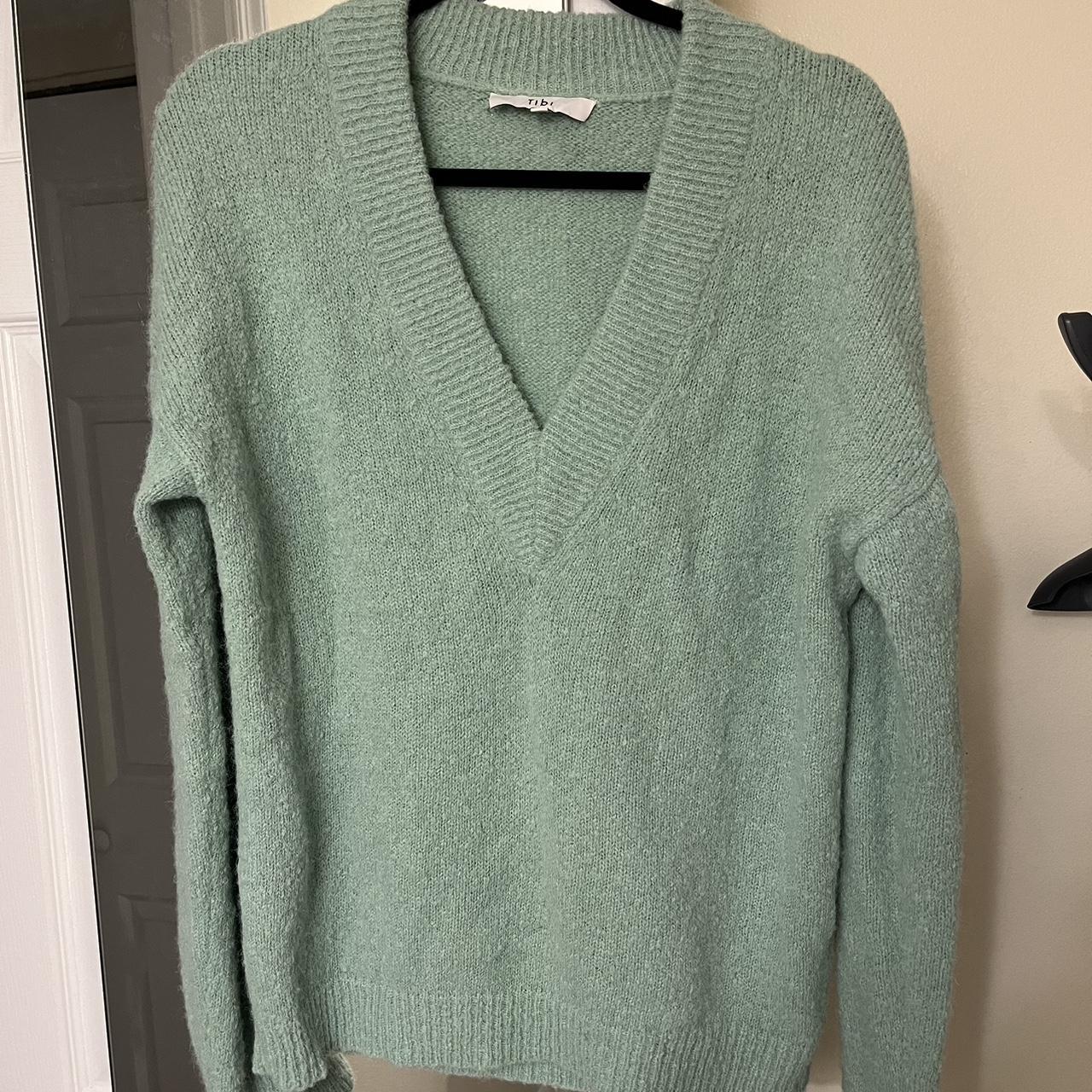 Tibi v neck on sale sweater