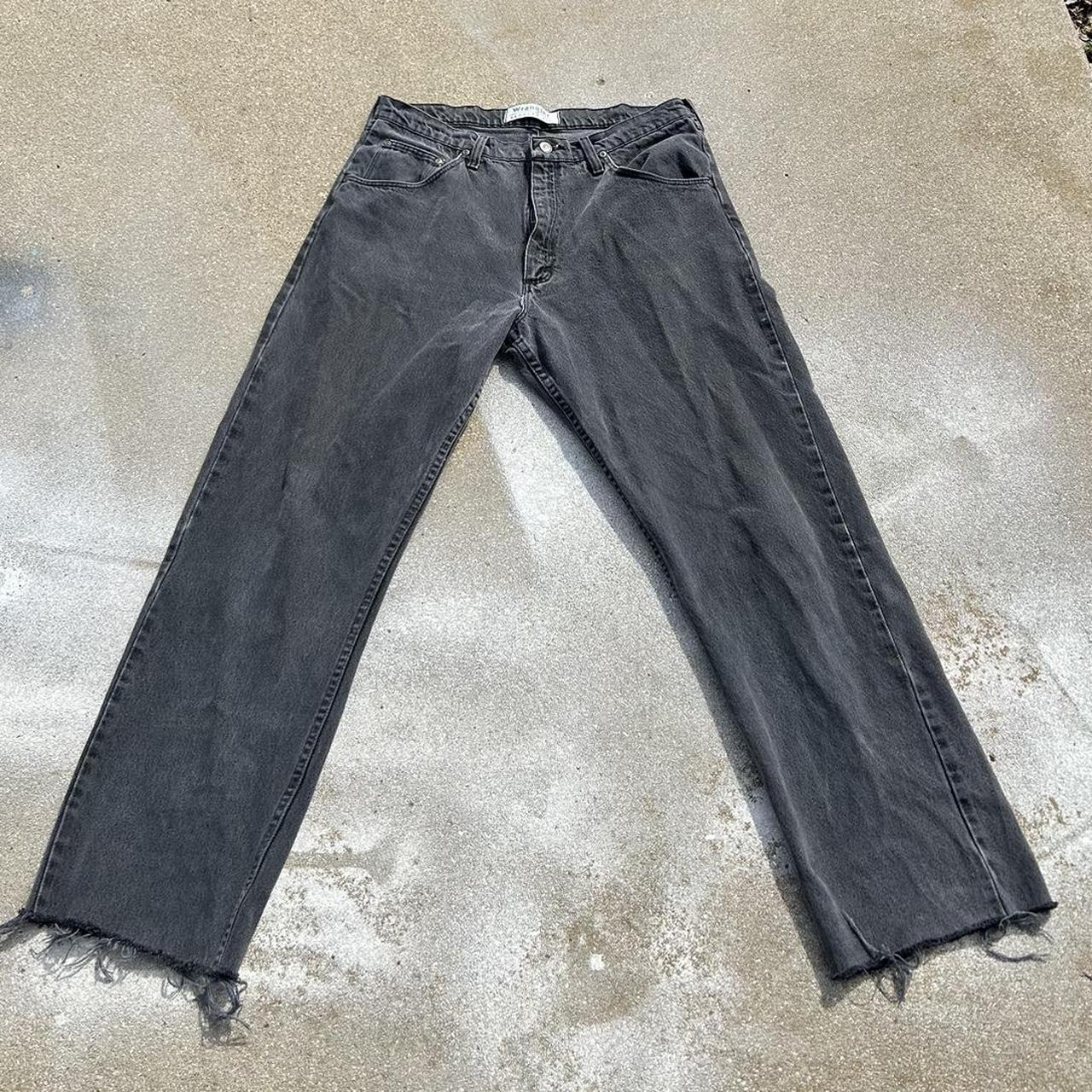 Faded Black Wrangler Jeans