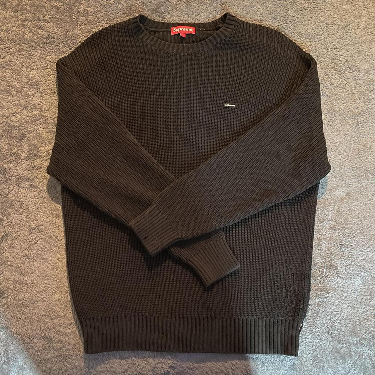 Supreme knit-sweater - Depop