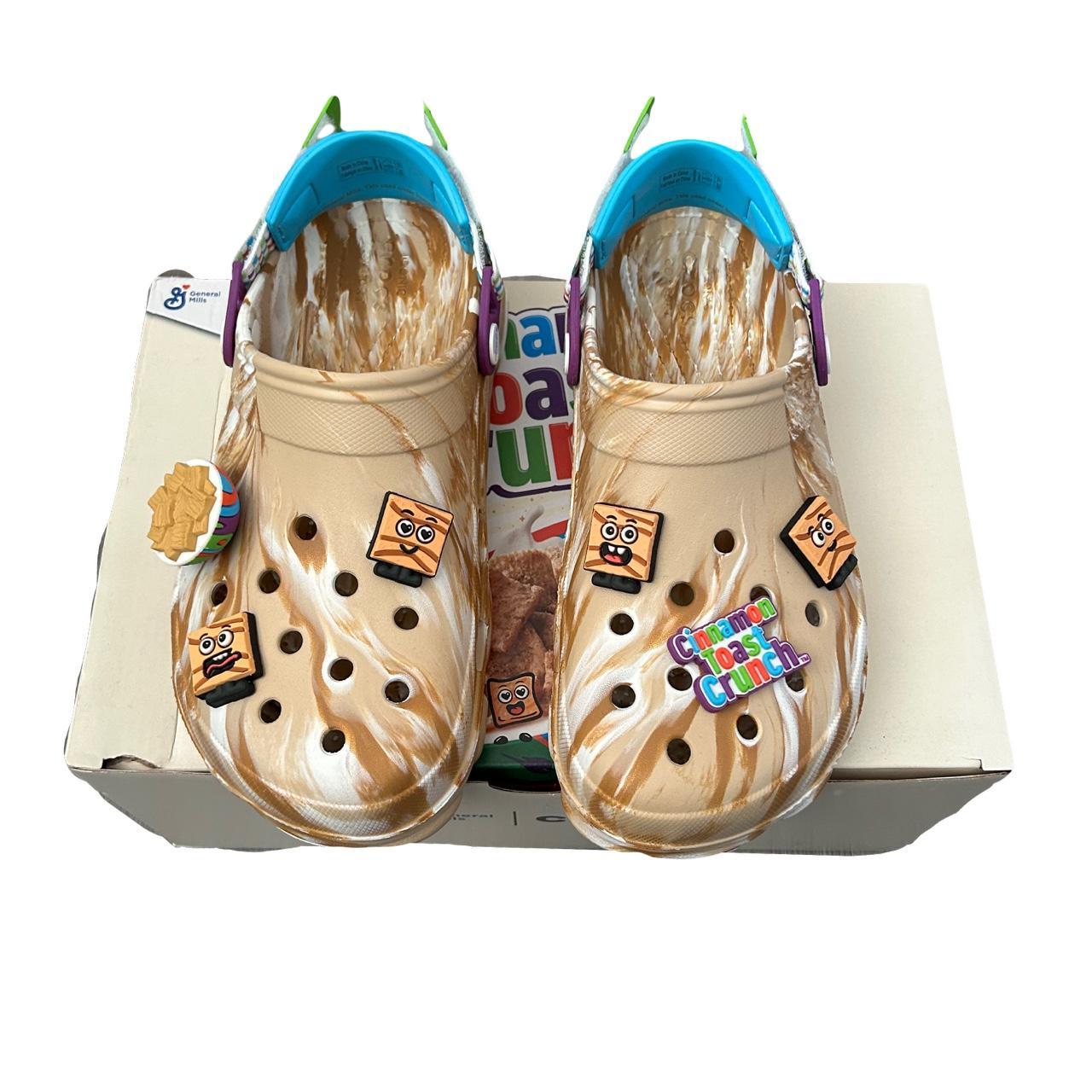 cinnamon toast crunch croc size 9 men’s / size 11... Depop