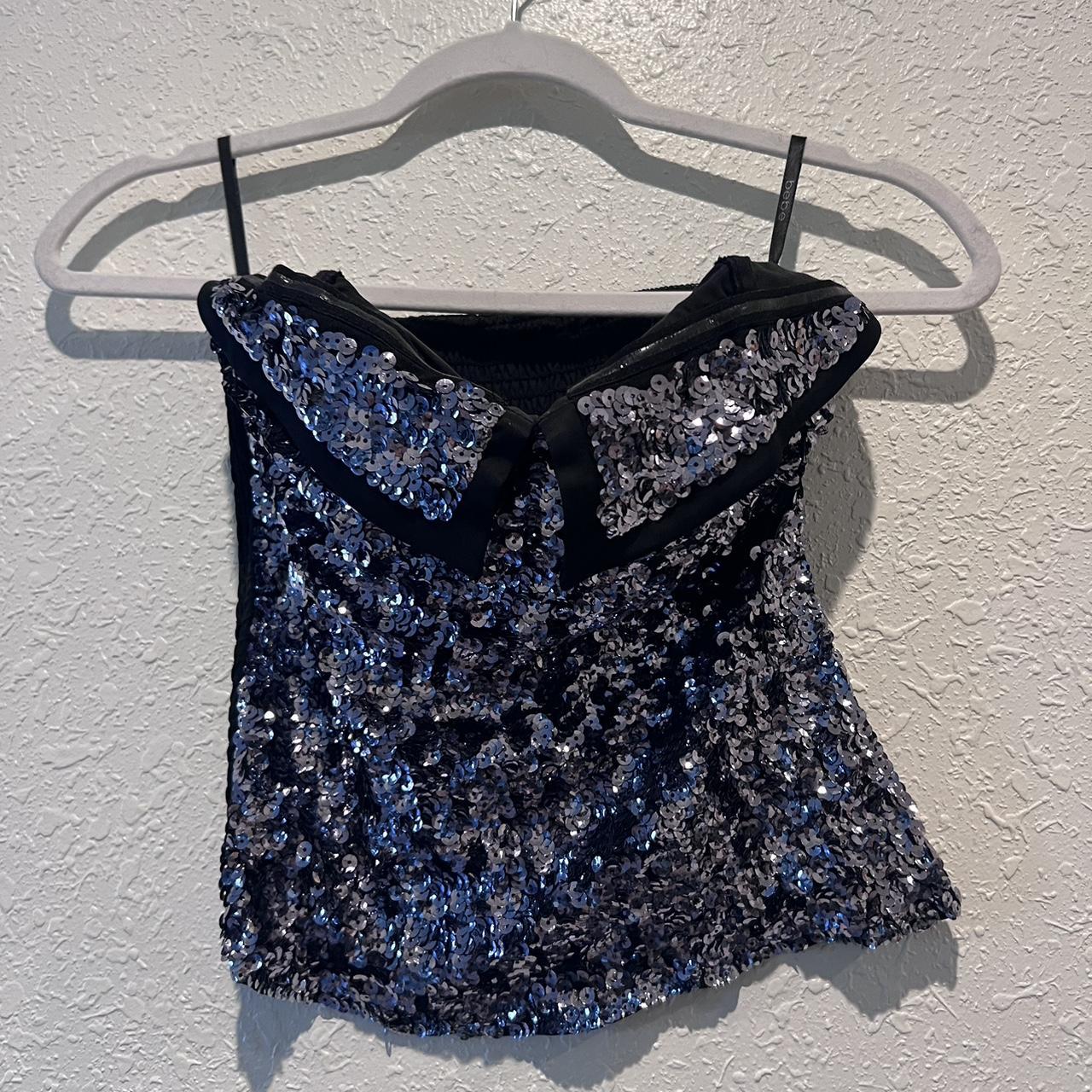 Bedazzled Tube Top - Depop