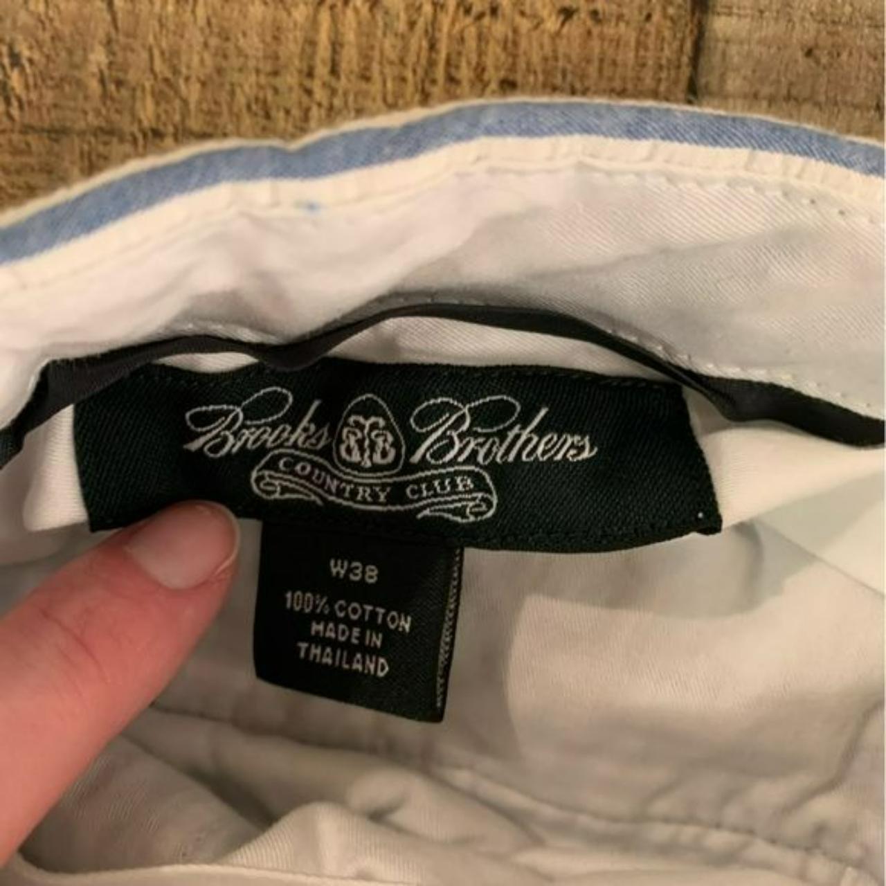 Brooks brothers mens seersucker blue and white... - Depop