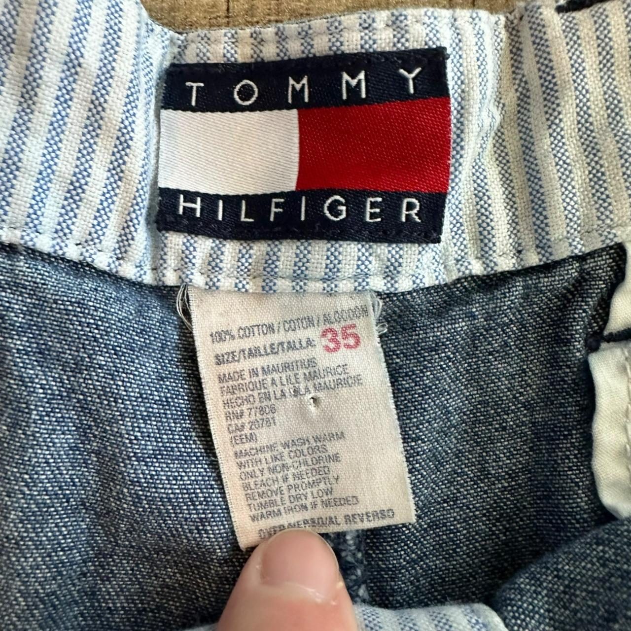 Tommy Hilfiger Vintage Mens Pleated Front Denim... - Depop