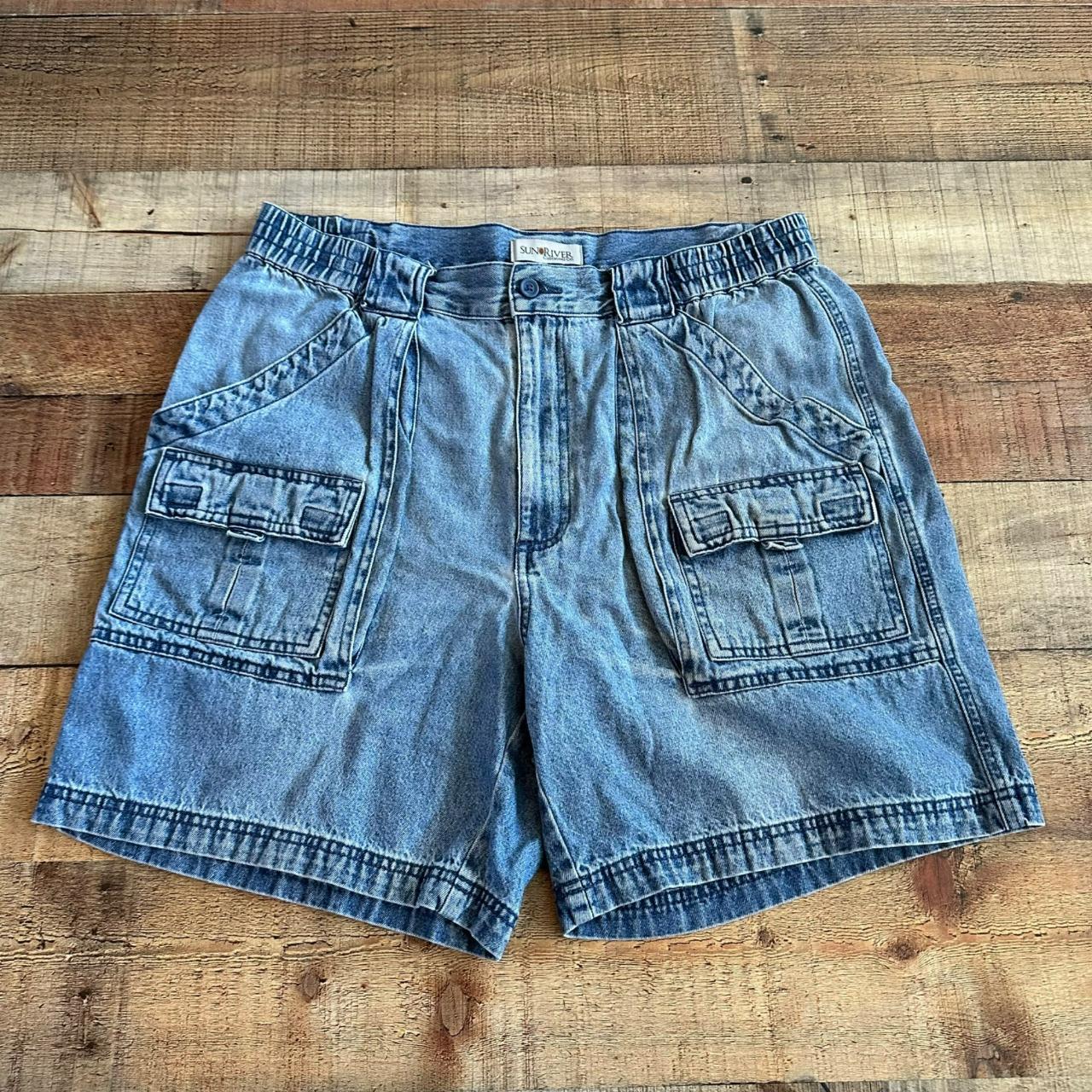 Sun River Vintage Men's 36 Denim Shorts Dad Shorts... - Depop