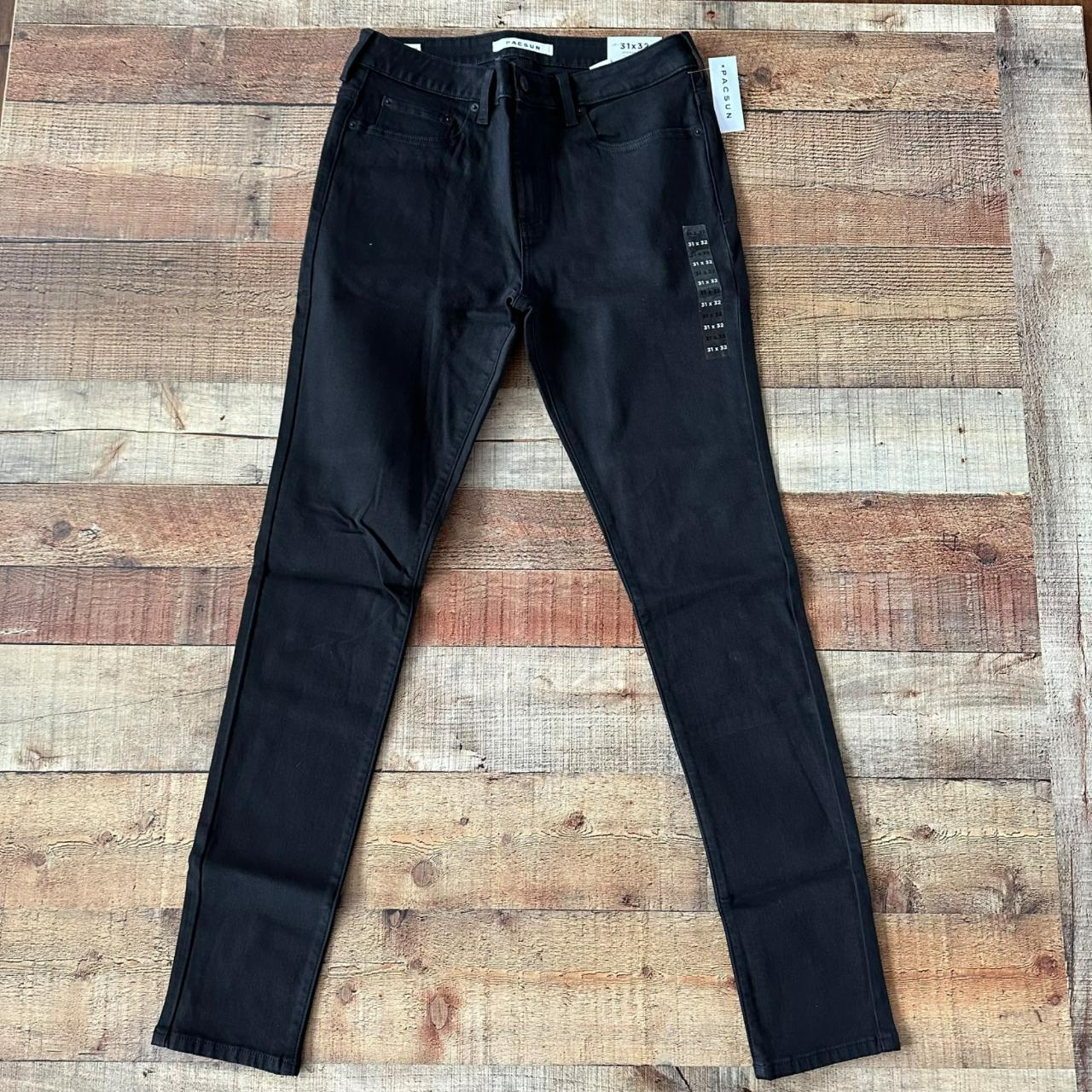 Pacsun Stacked Skinny Men's Skinny Denim Jeans in... - Depop