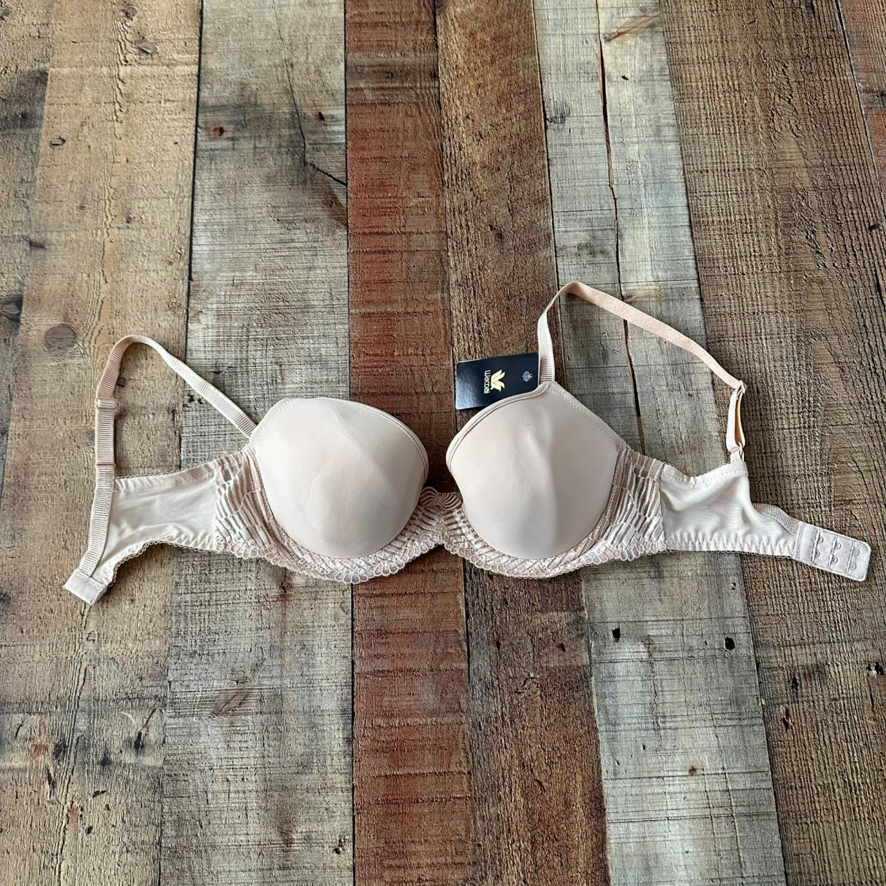 Wacoal Underwired Padded Blonde Colored Bra With... - Depop