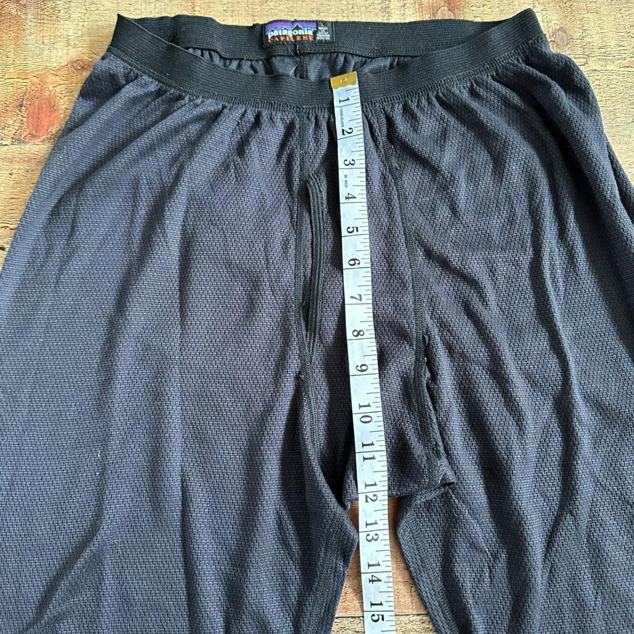 Patagonia Men's Thermal Long Johns in Black L The... Depop