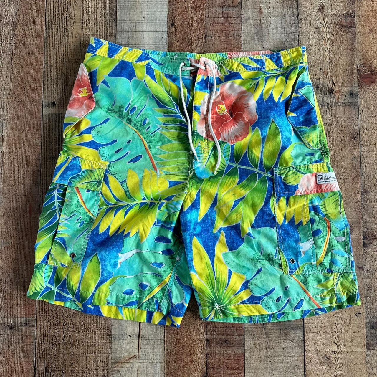 Polo Raulph Lauren Men's Vintage Board Shorts in... Depop