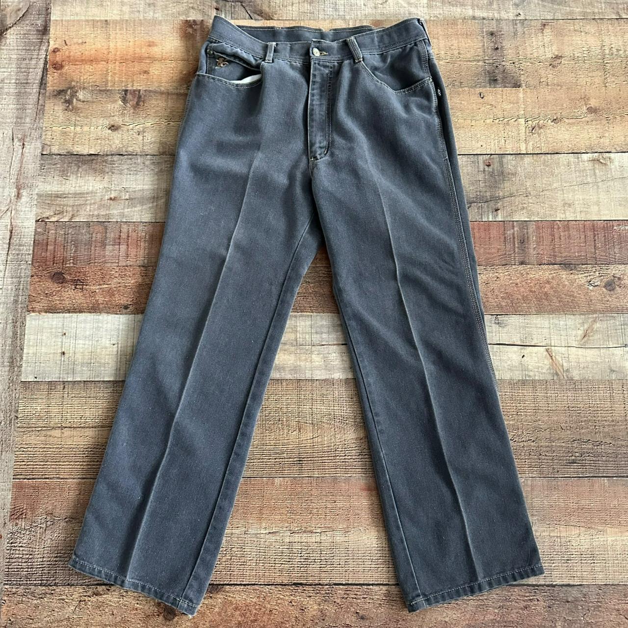 Braxton Stretch Jeans Vintage Mens Rockabilly Gray... - Depop