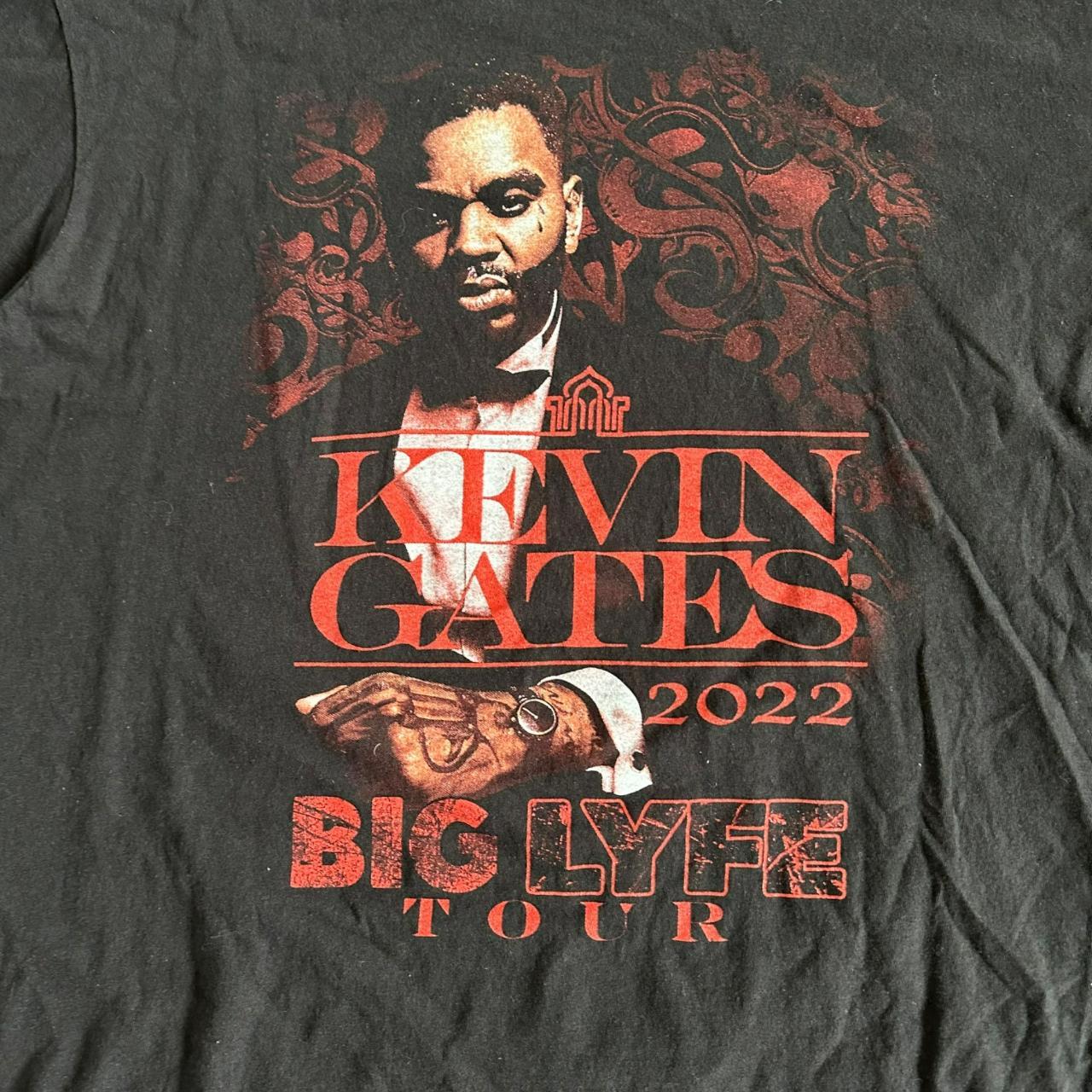 Keven Gates 2022 Big Lyfe Tour Band Tee Short Sleeve Depop