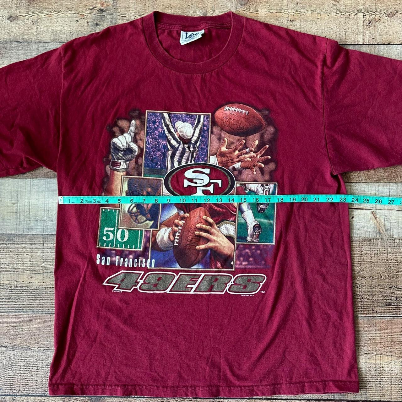 Vintage Men's Size XL Lee Sport San Francisco 49ers... - Depop