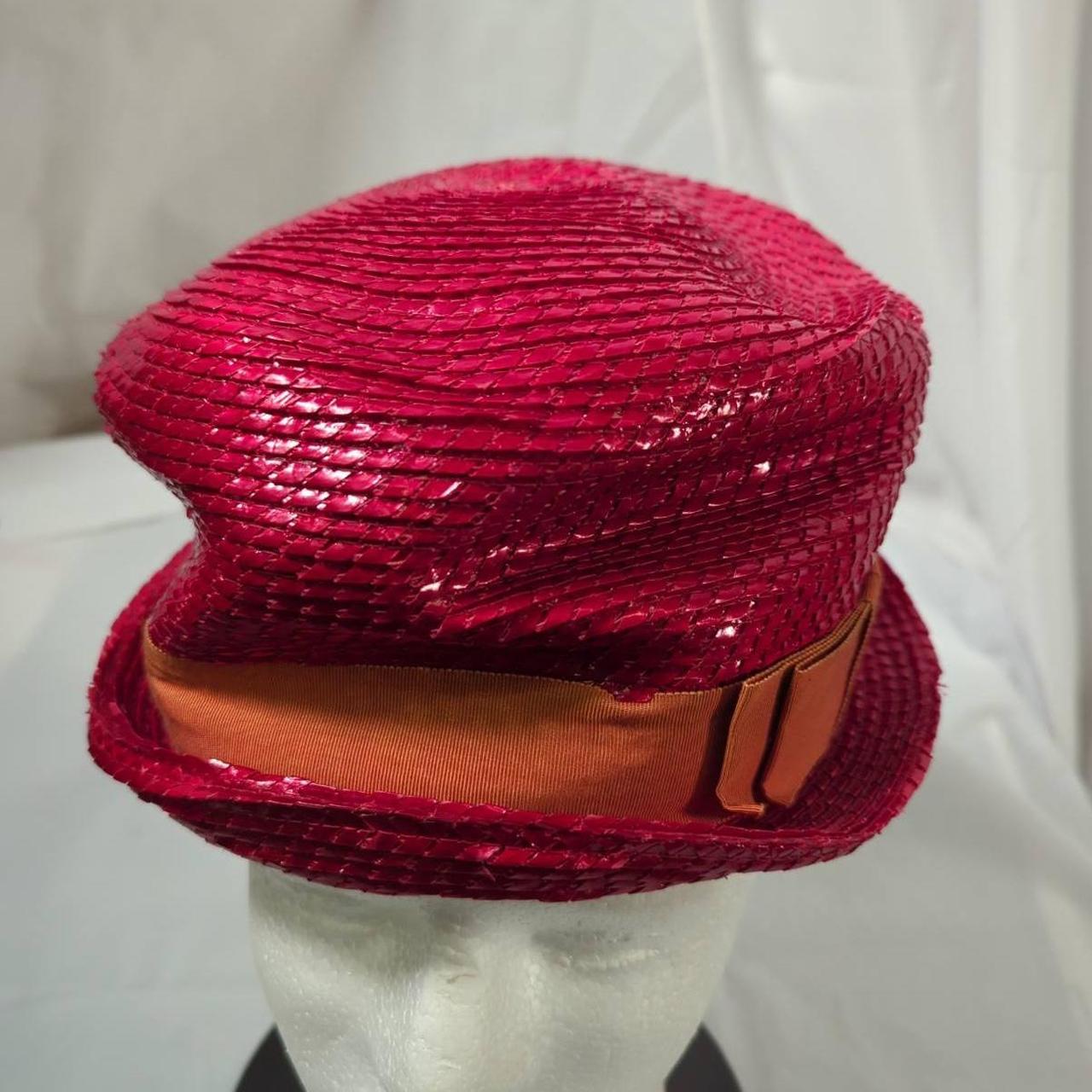 Vintage My Hats A Michele womens red hat Depop