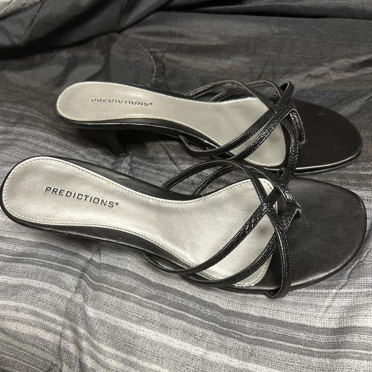 Women's Black and Grey Sandals Depop