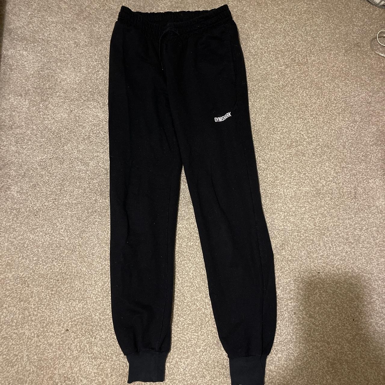 Gym shark joggers Black... - Depop