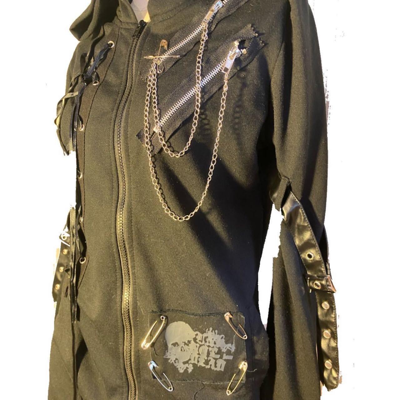 INSANELY RARE JAPANESE BRAND ACDC RAG CAT EAR ZIP UP... - Depop