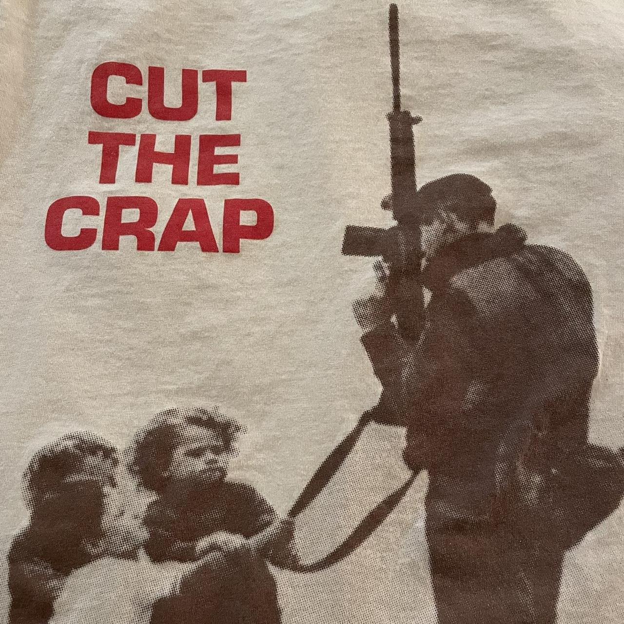 Vintage 2009 Supreme Cut The Crap T-Shirt, M - (19”...