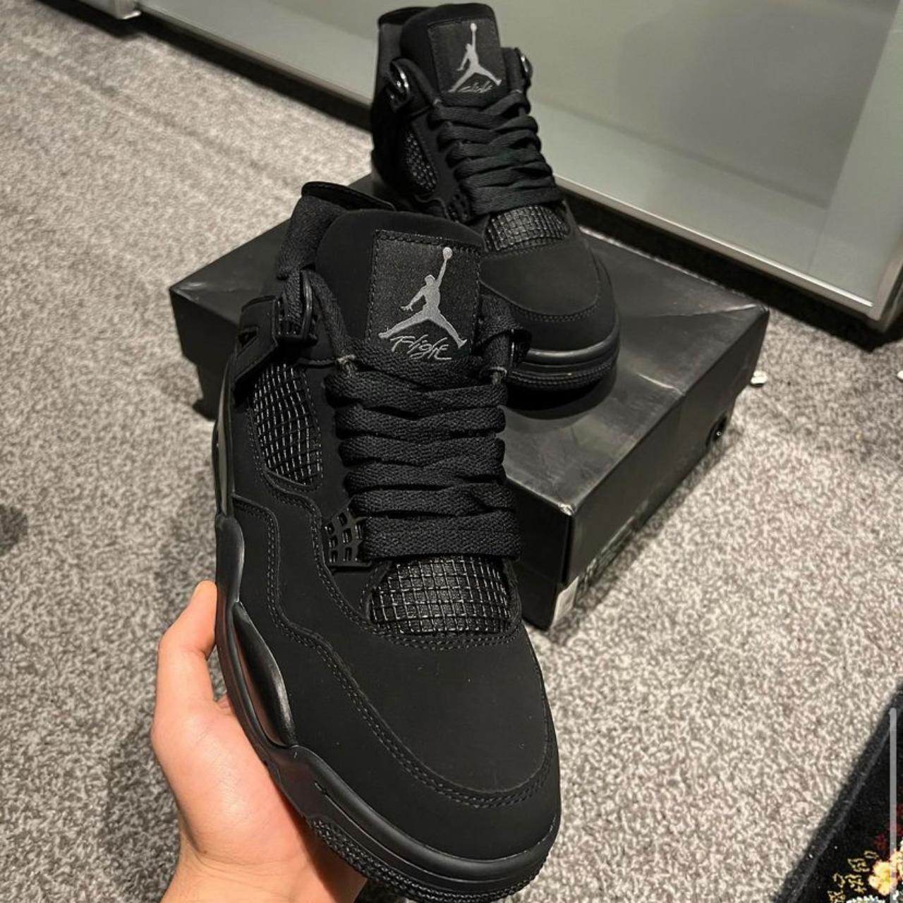 Jordan 4 retro black cats - Depop